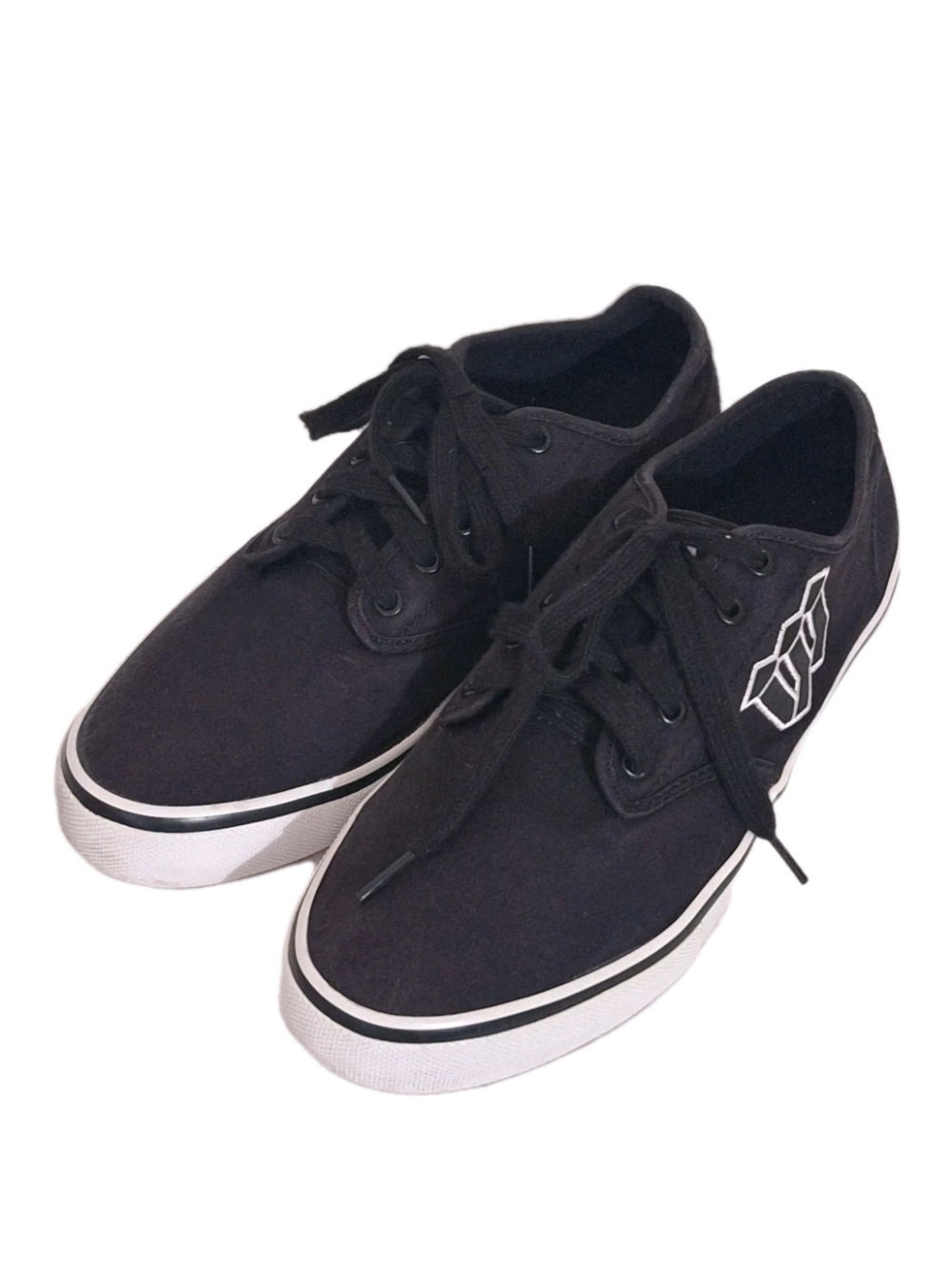 World Industries Wallie Skate Shoes Men’s Size 9.5 Black White Lace Up Sneakers